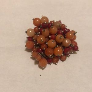 Anne Taylor or Loft Beaded Brooch / Pin. Perfect Condition.